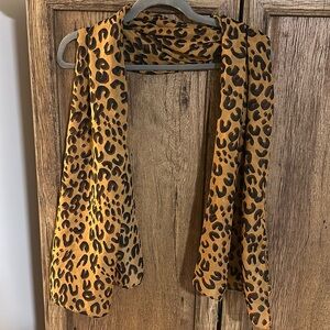 Leopard scarf worn once